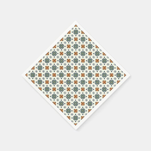 Serviette En Papier Harmonie Talavera Bloom (Coin)