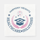 Serviette En Papier Harmony Heights Healthcare Solutions Logo de l'ent (Devant)