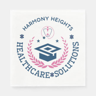 Serviette En Papier Harmony Heights Healthcare Solutions Logo de l'ent