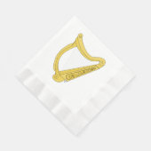 Serviette En Papier Harpe irlandaise (Coin)