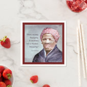 Serviette En Papier Harriet Tubman & Citation (En situation)