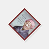 Serviette En Papier Harriet Tubman & Citation (Coin)