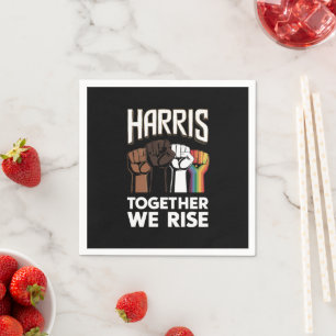 Serviette En Papier Harris 2024 Election LGBT Kamala Harris 2024