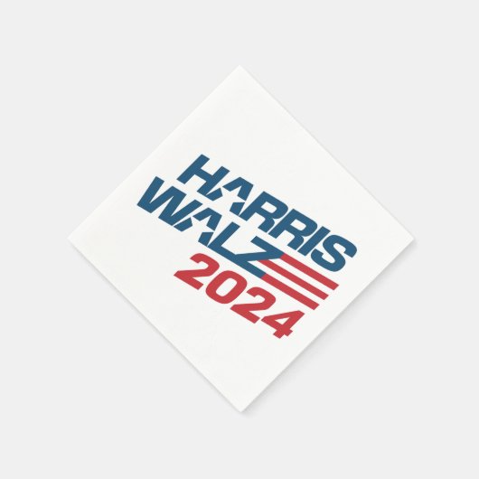 Serviette En Papier Harris Walz Élection 2024 (Coin)