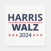 Serviette En Papier Harris Walz Election 2024 III (Devant)
