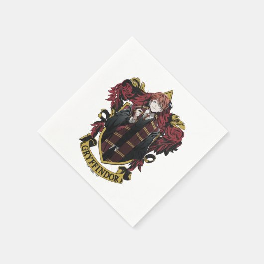 Serviette En Papier HARRY POTTER™ | Anime Ron Weasley House Crest (Coin)