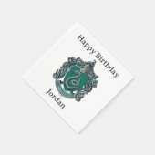 Serviette En Papier Harry Potter | Blason de Serpentard Vert (Coin)