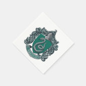 Serviette En Papier Harry Potter | Blason de Serpentard Vert (Coin)