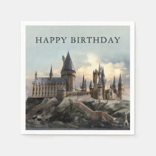 Serviette En Papier Harry Potter Château de Poudlard de jour