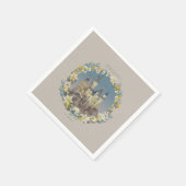 SERVIETTE EN PAPIER HARRY POTTER™ | CHÂTEAU HOGWARTS™ (Coin)