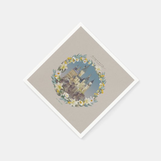 SERVIETTE EN PAPIER HARRY POTTER™ | CHÂTEAU HOGWARTS™ (Coin)