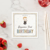 Serviette En Papier Harry Potter Chibi Draco Malfoy Magicien Anniversa (En situation)