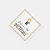 Serviette En Papier Harry Potter Chibi Draco Malfoy Wizard Birthday (Coin)