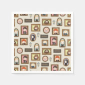 Serviette En Papier HARRY POTTER™ Chibi Image Frame Motif (Devant)