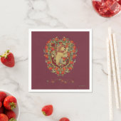 Serviette En Papier HARRY POTTER™ | Crête GRYFFINDOR™ (En situation)