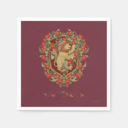 Serviette En Papier HARRY POTTER™ | Crête GRYFFINDOR™ (Devant)