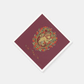 Serviette En Papier HARRY POTTER™ | Crête GRYFFINDOR™ (Coin)