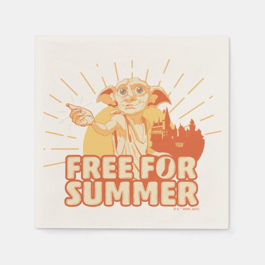 Serviette En Papier HARRY POTTER™ | Dobby Gratuit En Été (Devant)