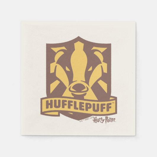Serviette En Papier HARRY POTTER™ | Été Magique HUFFLEPUFF™ Crest (Devant)
