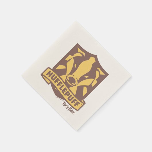 Serviette En Papier HARRY POTTER™ | Été Magique HUFFLEPUFF™ Crest (Coin)