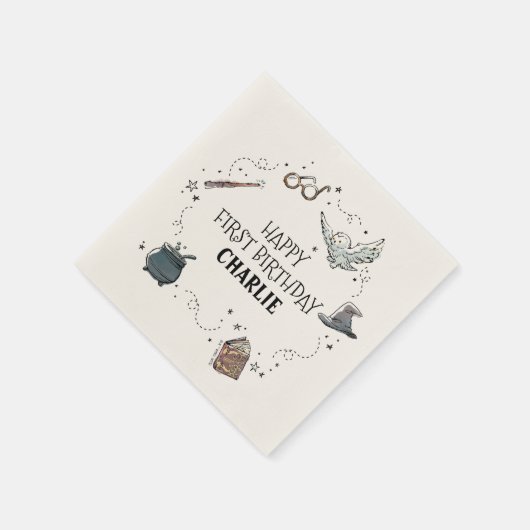Serviette En Papier Harry Potter First Birthday (Coin)
