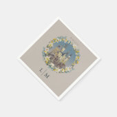 Serviette En Papier Harry Potter | Floral Hogwarts Castle Wedding (Coin)