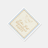 Serviette En Papier Harry Potter Hedwig Blue Magical Birthday (Coin)