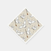 Serviette En Papier Harry Potter | Hedwig Pattern - Baby Shower (Coin)