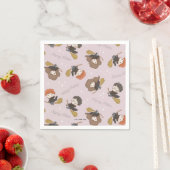 Serviette En Papier HARRY POTTER™, Hermione & Ron Flying Motif (En situation)