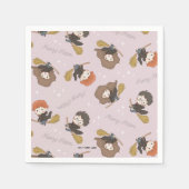 Serviette En Papier HARRY POTTER™, Hermione & Ron Flying Motif (Devant)