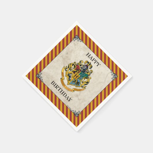 Serviette En Papier Harry Potter | Hogwarts Birthday (Coin)
