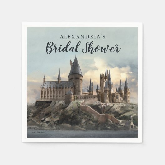 Serviette En Papier Harry Potter | Hogwarts Castle Fête des mariées (Devant)