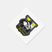 Serviette En Papier HARRY POTTER™ | HUFFLEPUFF™ Badge sportif (Coin)