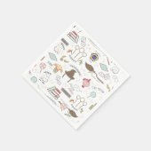 Serviette En Papier HARRY POTTER™ Motif Magique Minuscule (Coin)