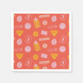 Serviette En Papier HARRY POTTER™ | Motif Spings (Devant)