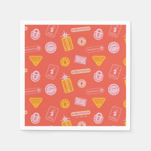 Serviette En Papier HARRY POTTER™ | Motif Spings (Devant)