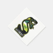 Serviette En Papier HARRY POTTER™ | SLYTHERIN™ Badge sportif (Coin)