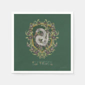 Serviette En Papier HARRY POTTER™ | SLYTHERIN™ Crest (Devant)