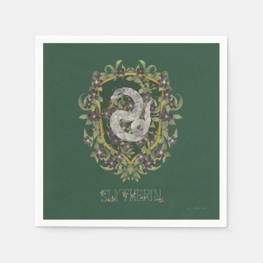 Serviette En Papier HARRY POTTER™ | SLYTHERIN™ Crest (Devant)