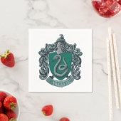 Serviette En Papier Harry Potter | Slytherin Crest Green (En situation)