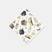 Serviette En Papier HARRY POTTER™ Spects & Books Motif (Coin)