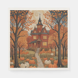 Serviette En Papier Harvest Haunt
