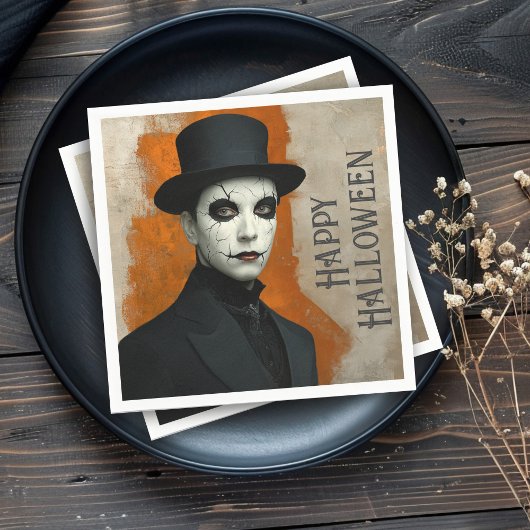 Serviette En Papier Haunted Halloween Adult Costume Party