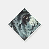 Serviette En Papier Haunting Night Effrayant Haunted Maison Halloween  (Coin)