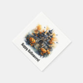 Serviette En Papier Haunween Halloween Castle Paper Party Napkin (Coin)