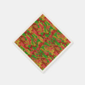 Serviette En Papier Haus De Camo Gold Motif (Coin)