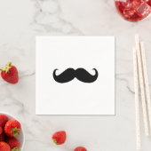 Serviette En Papier Hausse moustache papier Napkin (En situation)