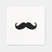 Serviette En Papier Hausse moustache papier Napkin (Devant)