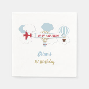 Serviette En Papier Haut et loin Anniversaire serviettes