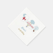 Serviette En Papier Haut et loin Anniversaire serviettes (Coin)